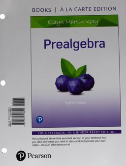 PREALGEBRA (LOOSELEAF)  9780134708690 Front Cover