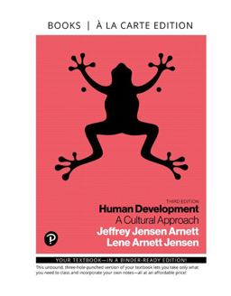 HUMAN DEVELOPMENT (LOOSELEAF)  9780134711416 Front Cover