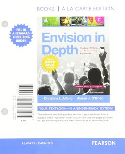Envision in Depth: Reading, Writing, and Researching Arguments - Mla Update, Books a La Carte Edition  9780134713816 Front Cover