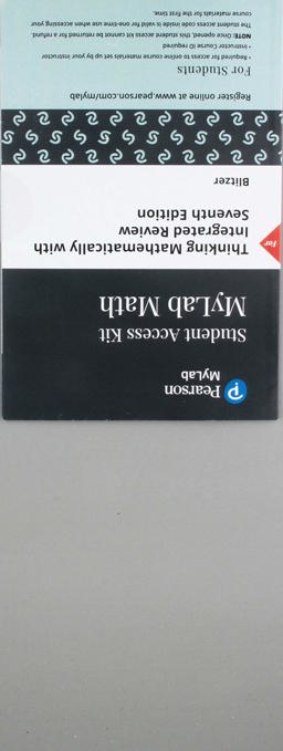MyLab Math with Pearson EText Access Code (24 Months) for Thinking Mathematically with Integrated Review