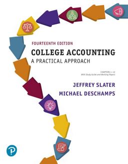 College Accounting A Practical Approach, Chapters 1-12 with Study Guide and Working Papers 14th 9780134730639 Front Cover