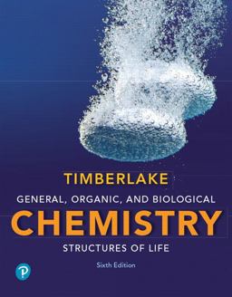 Cover art for General, Organic, and Biological Chemistry: Structures of Life, 6th Edition