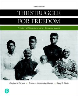 The Struggle for Freedom: Books a La Carte Edition  9780134733357 Front Cover