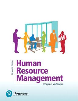 Human Resource Management 15th 9780134739724 Front Cover