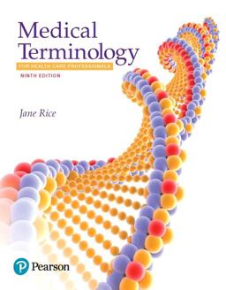 Medical Terminology for Health Care Professionals PLUS Mylab Medical Terminology with Pearson EText --Access Card Code Package 9th 9780134746272 Front Cover