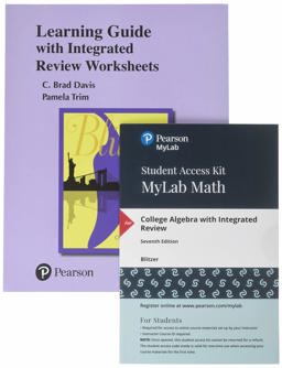 Worksheets Plus MyMathLab Student Access Card for College Algebra with Integrated Review