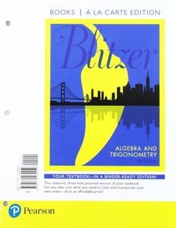 Algebra and Trigonometry with Integrated Review, Books a la Carte Edition, Plus Mylab Math with Pearson EText -- 24-Month Access Card Package