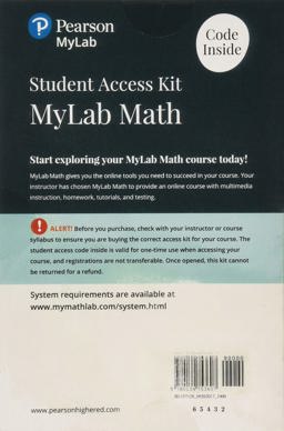 MyLab Math with Pearson EText -- 24-Month Standalone Access Card -- for Algebra and Trigonometry with Integrated Review