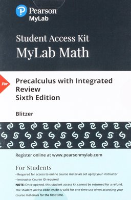 MyLab Math with Pearson EText -- 24-Month Standalone Access Card -- for Precalculus with Integrated Review