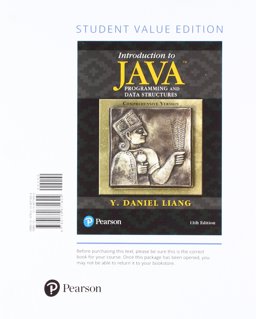 Introduction to Java Programming and Data Structures, Comprehensive Version, Student Value Edition Plus Mylab Programming with Pearson EText - Access Card Package
