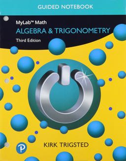 Guided Notebook for Trigsted Algebra and Trigonometry