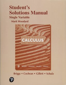 CALCULUS:EARLY TRANSCEND.-STUD.SOLN.MAN  9780134770482 Front Cover