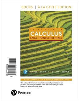 Calculus: Early Transcendentals, Books a La Carte Edition  9780134770512 Front Cover