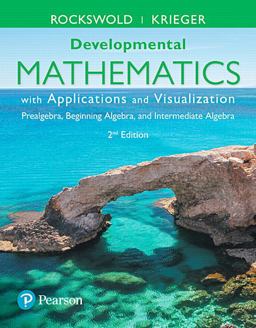 Developmental Mathematics with Applications and Visualization