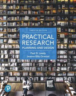 Practical Research: Planning and Design  9780134775654 Front Cover