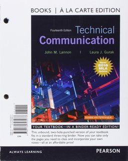 Technical Communication, MLA Update, Books a la Carte Edition -- Access Card Package