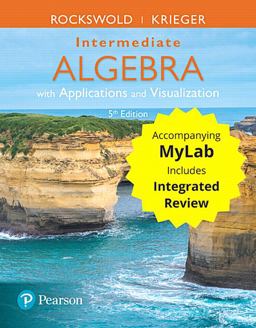 Intermediate Algebra with Applications and Visualization with Integrated Review Plus MyMathLab -- Title-Specific Access Card Package