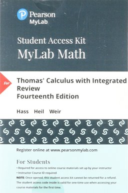 MyLab Math Plus Pearson EText -- 24-Month Standalone Access Card -- Thomas' Calculus with Integrated Review