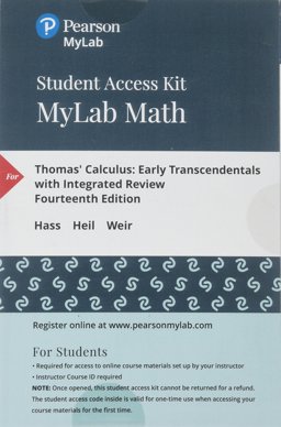 MyLab Math Plus Pearson EText -- 24-Month Standalone Access Card -- for Thomas' Calculus