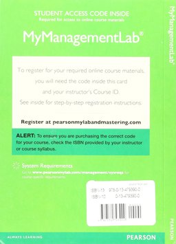 2017 MyManagementLab with Pearson EText -- Access Card -- for Fundamentals of Management