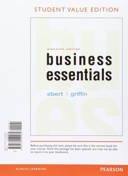 Business Esentials, Student Value Edition Plus 2017 MyBizLab with Pearson EText -- Access Card Package