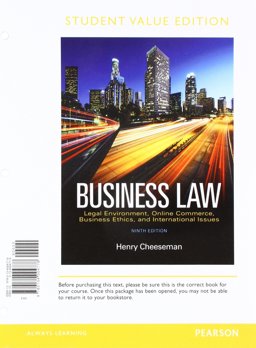 Business Law, Student Value Edition Plus 2017 MyBLawLab with Pearson EText -- Access Card Package