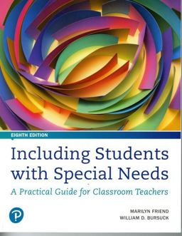 Including Students with Special Needs A Practical Guide for Classroom Teachers 8th 9780134801674 Front Cover