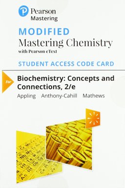 Modified Mastering Chemistry with Pearson EText -- Standalone Access Card -- for Biochemistry Concepts and Connections 2nd 9780134812748 Front Cover