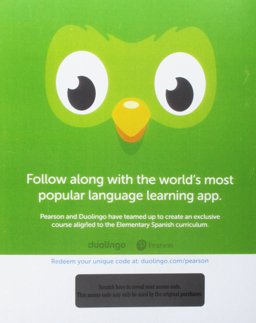 Duolingo Elementary Spanish 2 1st 2017 9780134815473 Front Cover