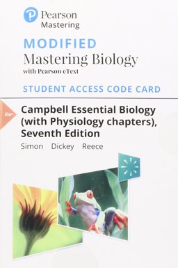 Modified Mastering Biology with Pearson EText -- Standalone Access Card -- for Campbell Essential Biology (with Physiology Chapters)