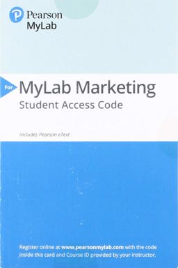 MyLab Marketing with Pearson EText -- Component Access Card (1 Semester)