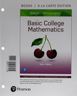Basic College Mathematics: Books a La Carte Edition  9780134844930 Front Cover