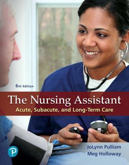Nursing Assistant 6th 9780134846651 Front Cover