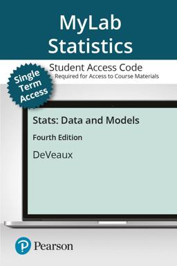 MyLab Statistics with Pearson EText -- Student Access Card -- for Stats