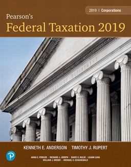 Pearson's Federal Taxation 2019 Corporations, Partnerships, Estates and Trusts Plus Mylab Accounting with Pearson EText -- Access Card Package
