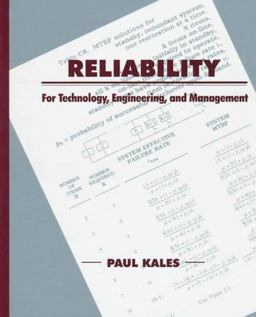 Reliability For Technology, Engineering, and Management 1st 9780134858227 Front Cover