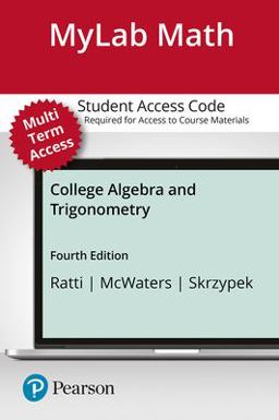 MyLab Math with Pearson EText -- 24-Month Standalone Access Card -- for College Algebra and Trigonometry