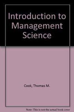 Introduction to Management Science Introduction to Management Science