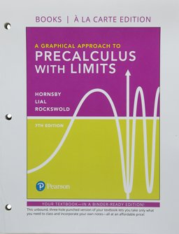 A Graphical Approach to Precalculus with Limits, Books a la Carte Edition Plus MyMathLab with Pearson EText -- Access Card Package