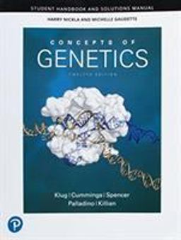 Student Handbook and Solutions Manual for Concepts of Genetics
