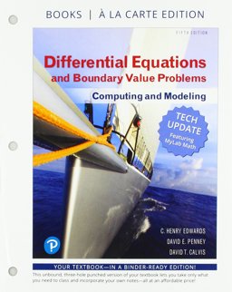 Differential Equations and Boundary Value Problems Differential Equations and Boundary Value Problems