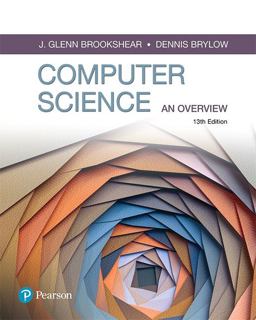 Computer Science: An Overview  9780134875460 Front Cover