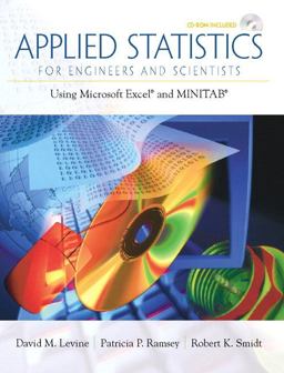 Applied Statistics for Engineers and Scientists Using Microsoft Excel and Minitab  9780134888019 Front Cover