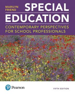 Special Education Contemporary Perspectives for School Professionals 5th 9780134895000 Front Cover