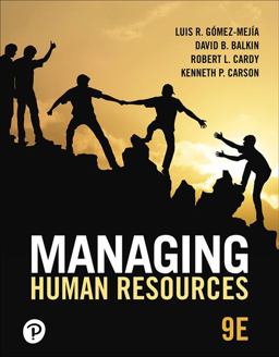 MANAGING HUMAN RESOURCES  9780134900001 Front Cover