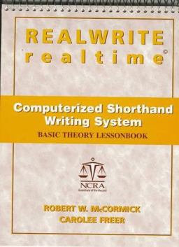REALWRITE/realtime Computerized Shorthand Writing System