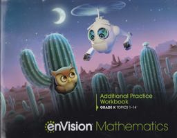Envision Mathematics 2020 Additional Practice Workbook Grade K