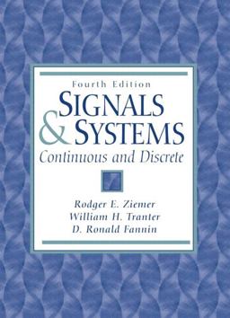 Signals and Systems Continuous and Discrete 4th 9780134964560 Front Cover