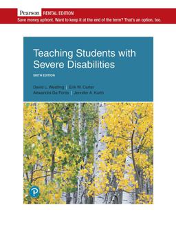 Teaching Students with Severe Disabilities