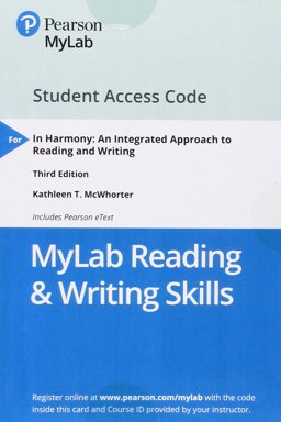 MyLab Reading and Writing Skills with Pearson EText -- Standalone Access Card -- in Harmony Reading and Writing 3rd 9780134984407 Front Cover